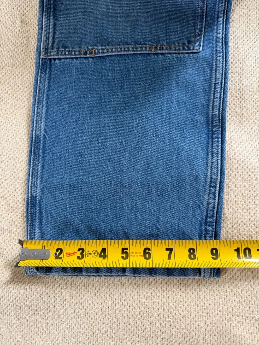 Levi's 568 Loose Straight Double Knee Carpenter Jeans Blue Men's W33 L32 NWT